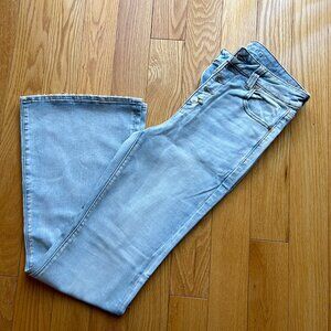 American Eagle Women's Super Hi-Rise Flare Jean